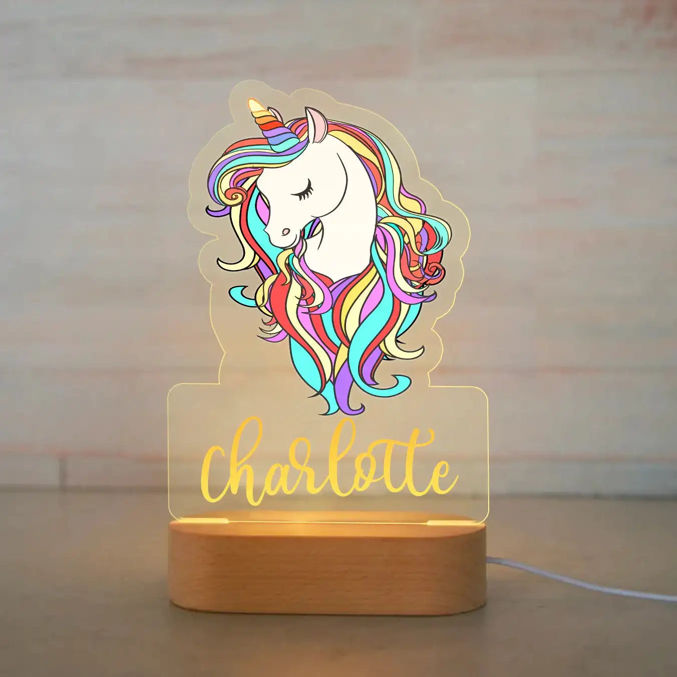 Veilleuse Animalamp - Prénom Personnalisable