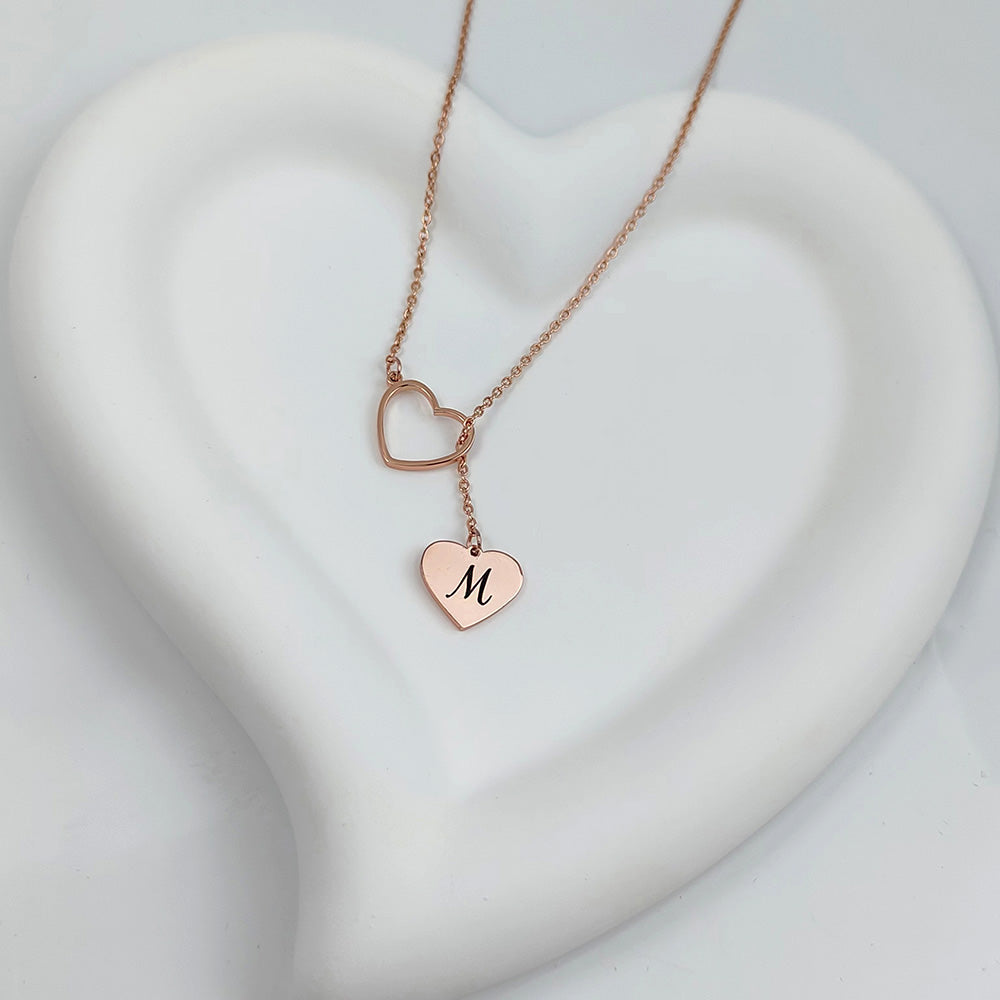 COLLIER INITIALE COEUR