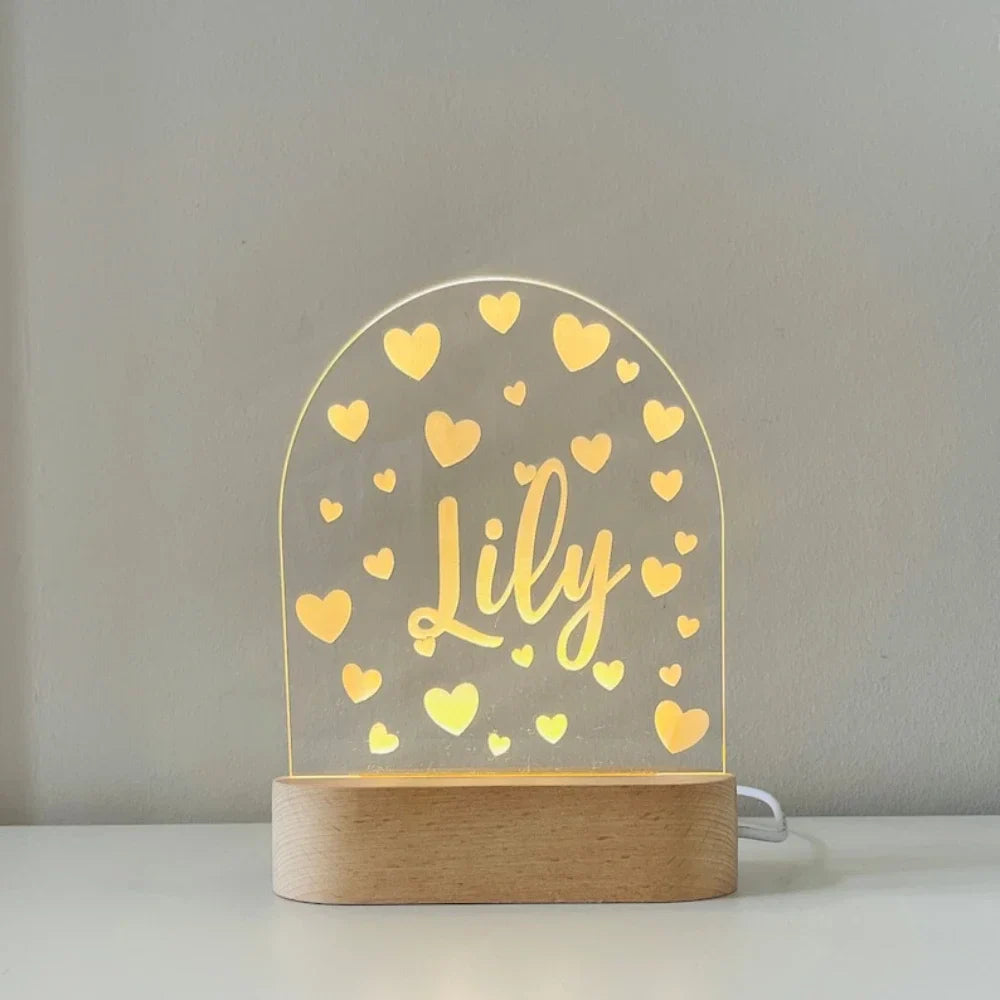 Veilleuse Lovelylamp - Prénom personnalisable