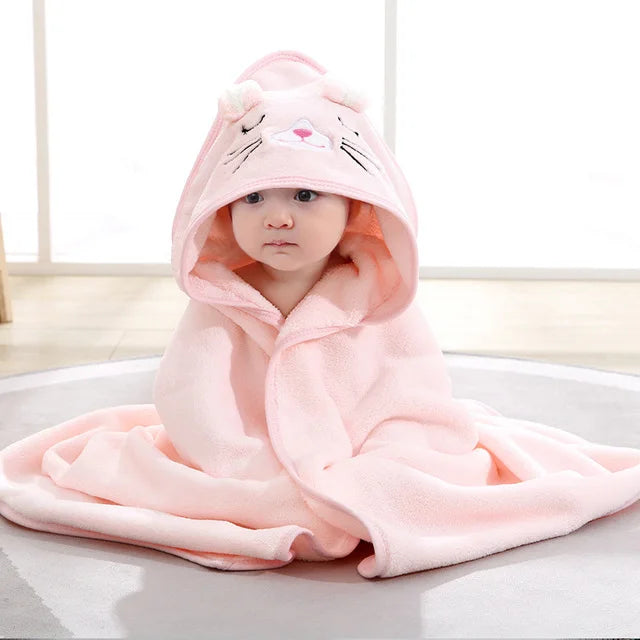 Peignoir à capuche Animaux