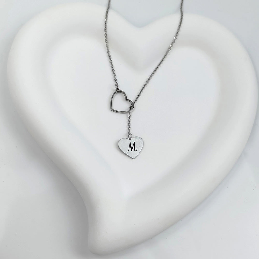 COLLIER INITIALE COEUR