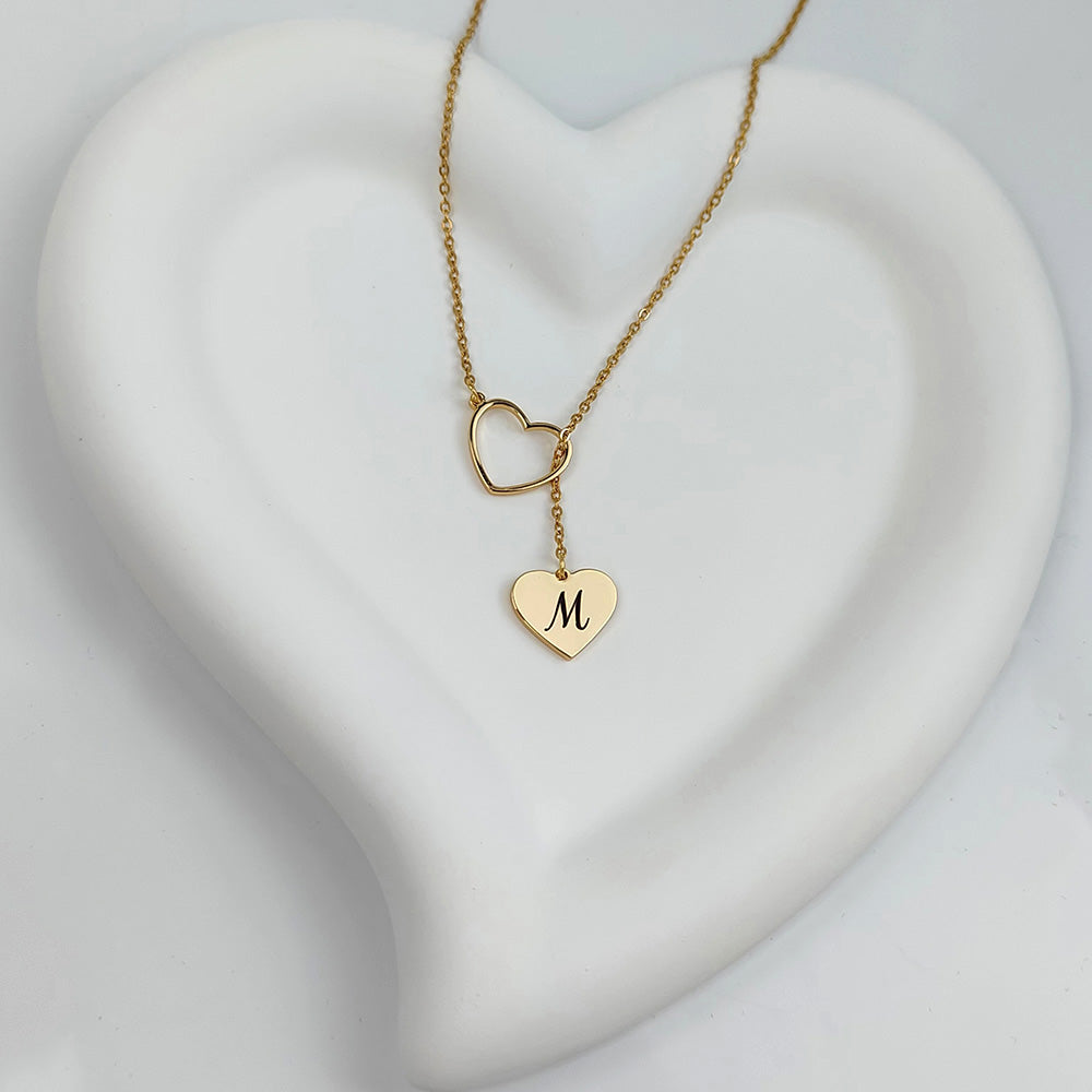 COLLIER INITIALE COEUR