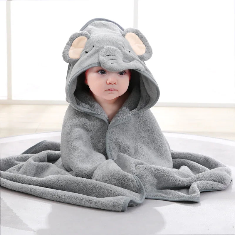 Peignoir à capuche Animaux